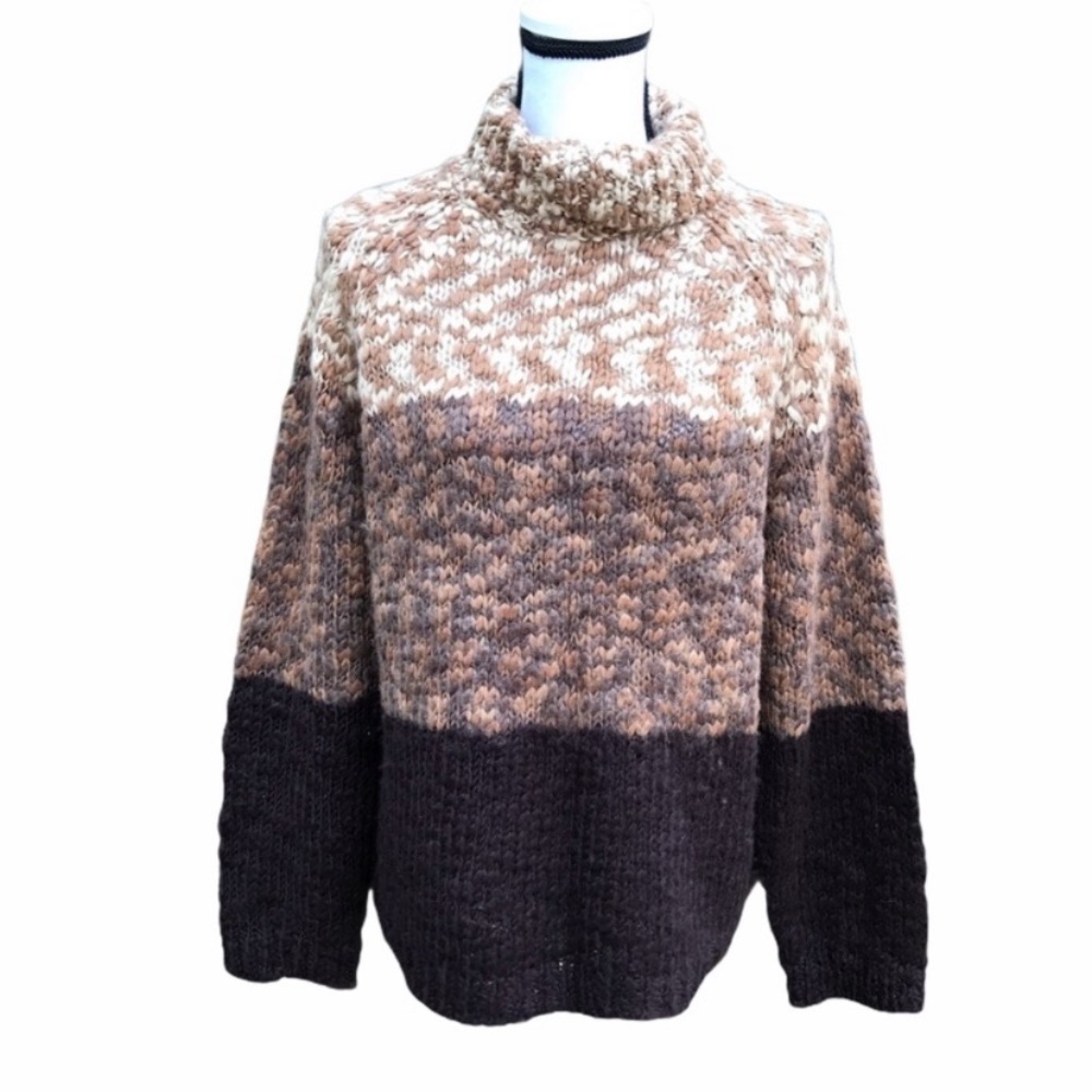Liz Claiborne Heavy Knit Turtleneck Size Large
